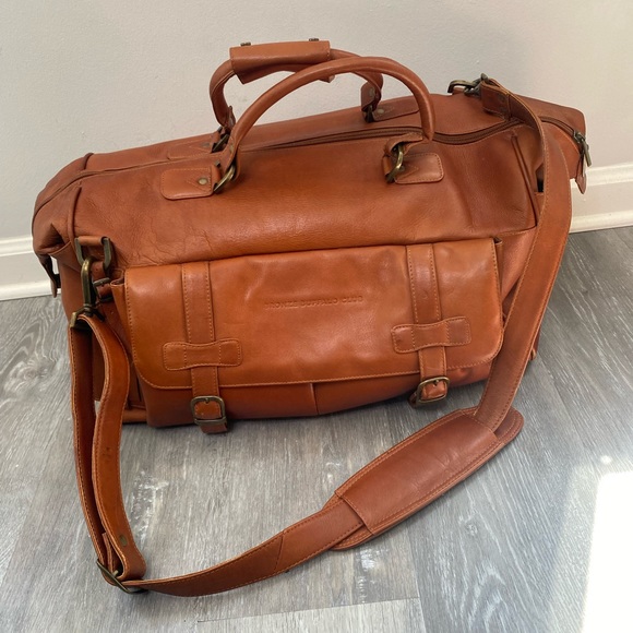 Other - Genuine Leather Large Weekender Duffel Bag